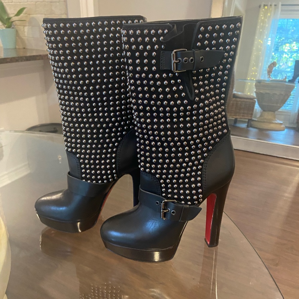 BRAND NEW!!! Christian Louboutin Marisa 140 Studded Platform